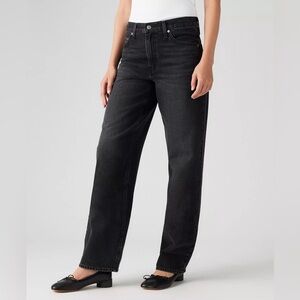 Levi's Baggy Dad Jeans- Black Denim
